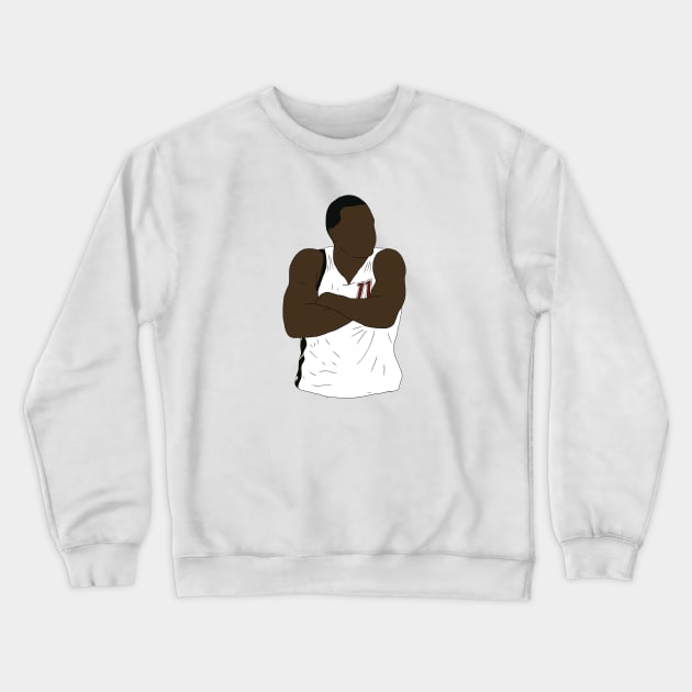 Dion Waiters Arms Crossed Crewneck Sweatshirt by rattraptees